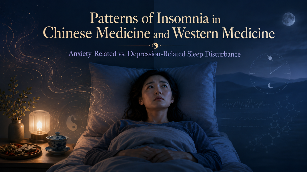 Insomnia, Anxiety and Depression: A TCM Perspective in Context